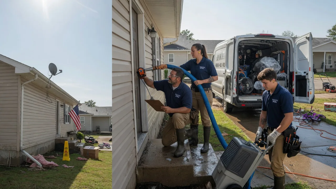 Ceiling Water Damage Restoration in Hermitage, TN near me